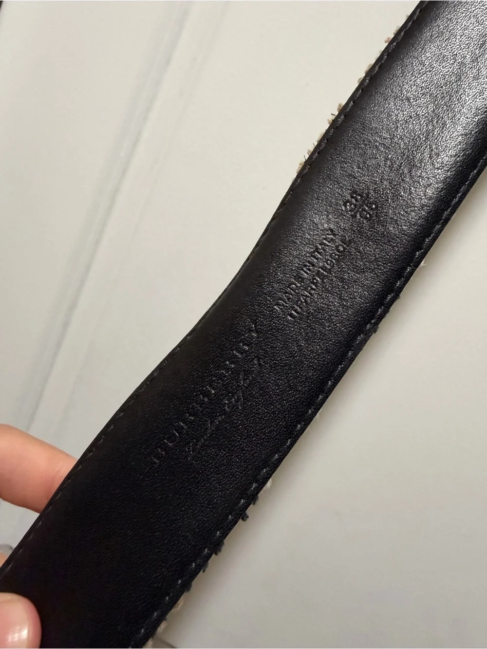 Burberry Belt Size 38